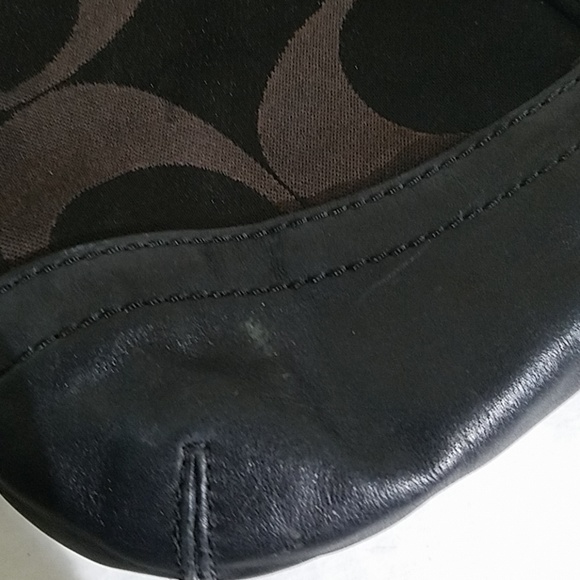 Coach black cross body bag B18 - Picture 6 of 8